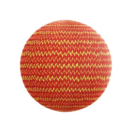 Red and orange wool fabric